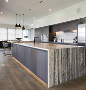 Bespoke Brass Kitchen and benchtop