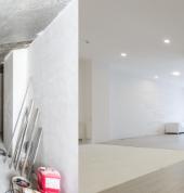 before and after one of our commercial projects