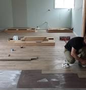 vinyl plank installation