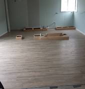 completed vinyl planks