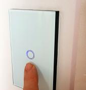 Glass touch switch.