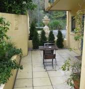 Motel paving and planting upgrade