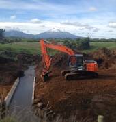 Farm earthworks and drainage.