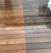 Deck, balcony and patio restoration. Driveway and fence cleaning.