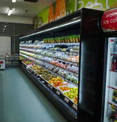 Open Deli with full light display