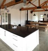 Striking decorative timber beams