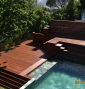 Pool Deck, Stairs, Screens