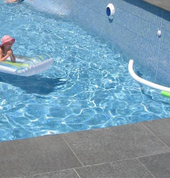 Natural stone paving tiles