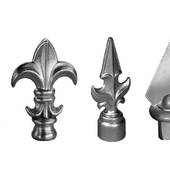 Decorative fence and gate hardware