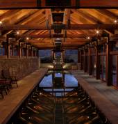 Otago: Poolhouse at dusk(Coast & Country Projects Ltd)