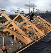 Queenstown: Quail Rise House in construction (DCD Ltd)