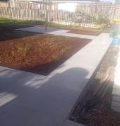 Footpath concrete in Hamilton