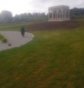 Construction of marble features in Hamilton