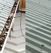 Gutter Cleaning Before & After