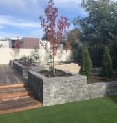 Deck and outdoor living area