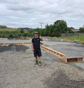 Pre floor on new build.