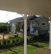 Extension and poolhouse