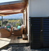 45kg Gas Bottle Protector Louvre Brown Screens