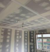 Plastering and fibrous cornice work