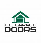 L.E Garage Doors  LOGO