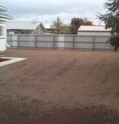 After - site clearing