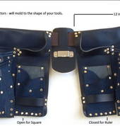 Rambo Toolbelt with Leather Belt